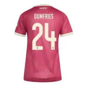 Real Madrid Denzel Dumfries #24 Jalkapallovaatteet Naisten Kolmaspaita 2026-27 Lyhythihainen